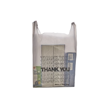 Large Retail Thank You TShirt Style Bags18x8x30 Case Of 450 Bags, 450PK